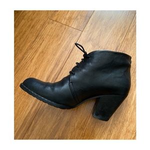 Black lace bootie by Stuart Weitzman